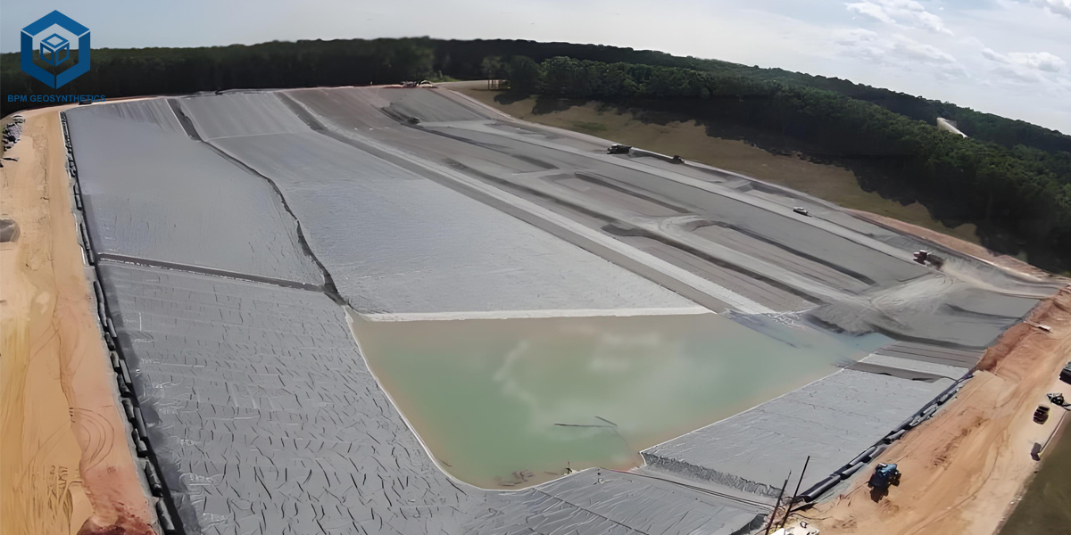 Revêtement de barrage en géomembrane pour réservoirs d'eau Revêtement de barrage en géomembrane pour réservoirs d'eau