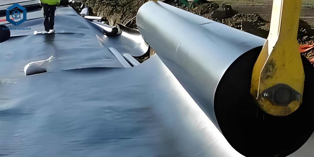 Rivestimento per laghetti in HDPE con eccellente resistenza ai raggi UV e agli agenti chimici Rivestimento per laghetti in HDPE con eccellente resistenza ai raggi UV e agli agenti chimici