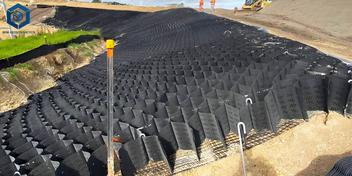 Geocell Slope Stabilization for Highway Embankments Geocell Slope Stabilization for Highway Embankments