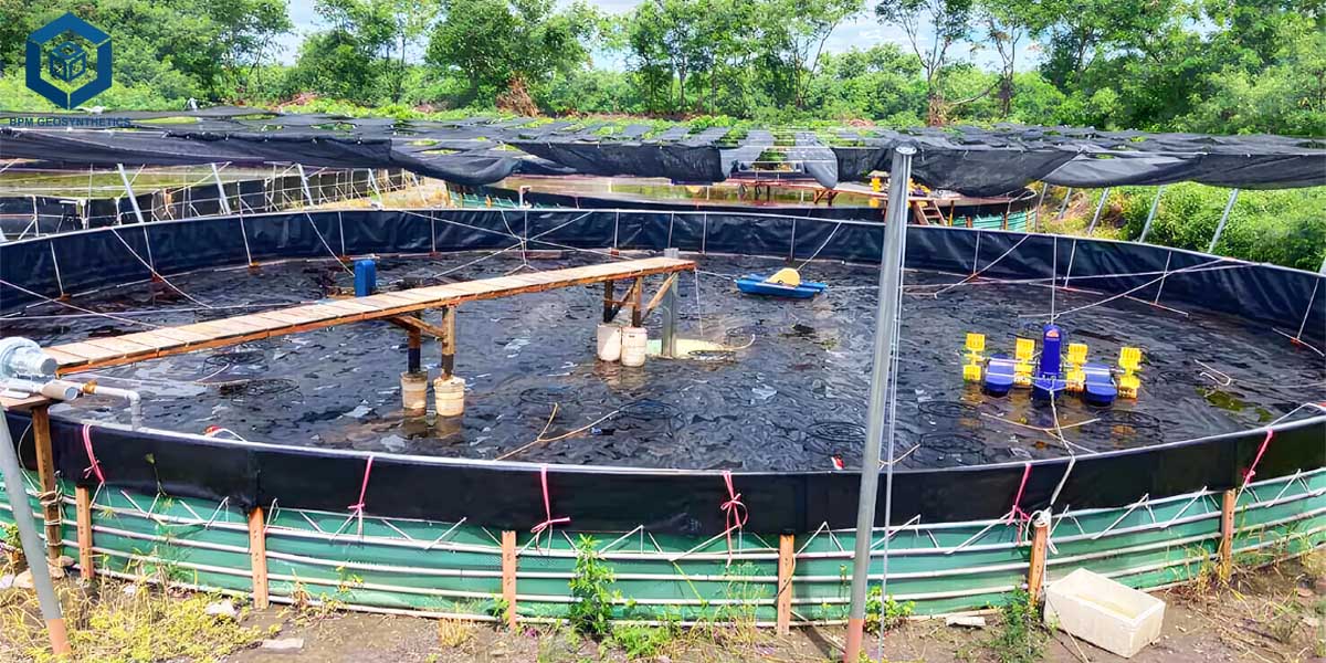HDPE Fish Pond Liner for Prawn Farming Applications HDPE Fish Pond Liner for Prawn Farming Applications