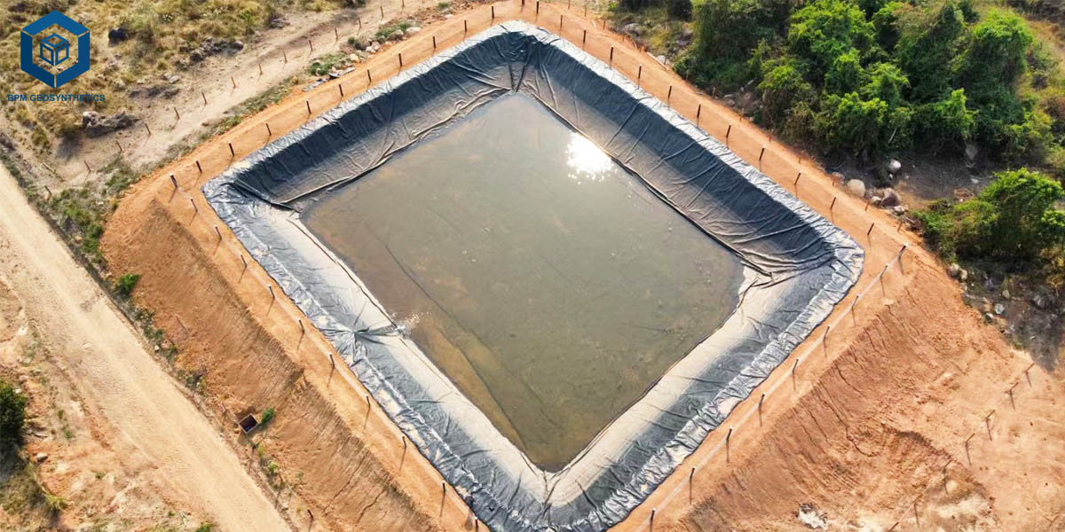 Géomembrane texturée 30 mils pour pentes raides et exploitation minière Géomembrane texturée 30 mils pour pentes raides et exploitation minière