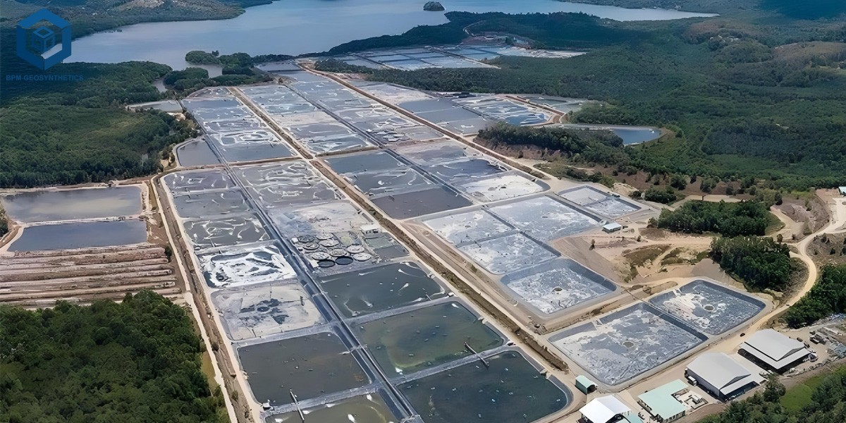 Géomembrane 0,75 mm pour l'aquaculture Géomembrane 0,75 mm pour l'aquaculture