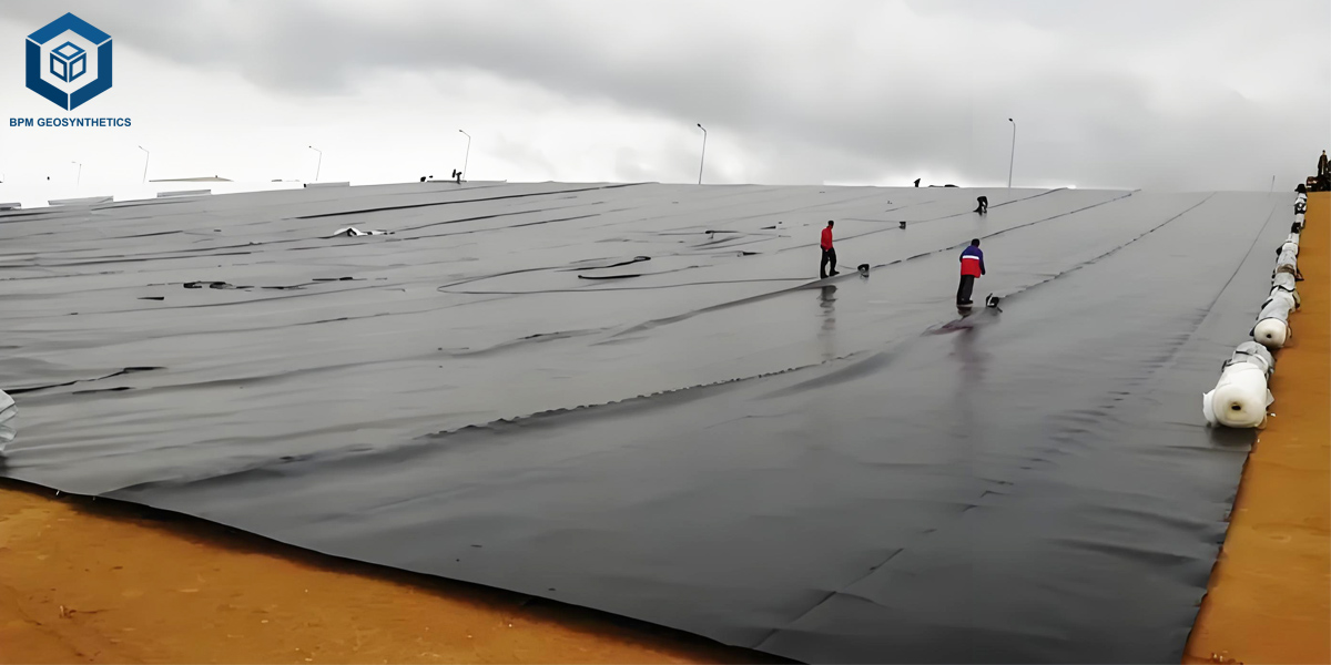 Geomembrana LLDPE Liner for Mining Tailings Geomembrana LLDPE Liner for Mining Tailings