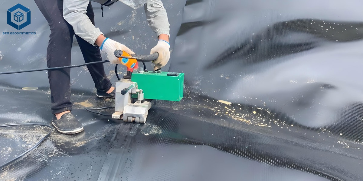 Hot Wedge HDPE Liner Welding Machine Hot Wedge HDPE Liner Welding Machine