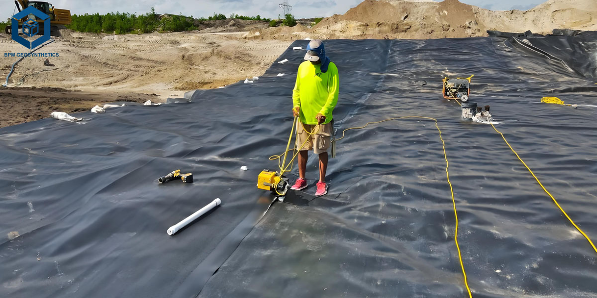 2.0mm HDPE Geomembrane for Industrial Landfill 2.0mm HDPE Geomembrane for Industrial Landfill
