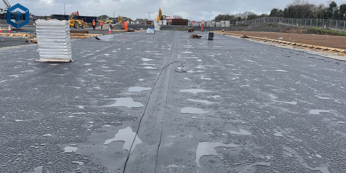 BPM HDPE-Geomembran-Auskleidung für die Abwasserbehandlung BPM HDPE-Geomembran-Auskleidung für die Abwasserbehandlung