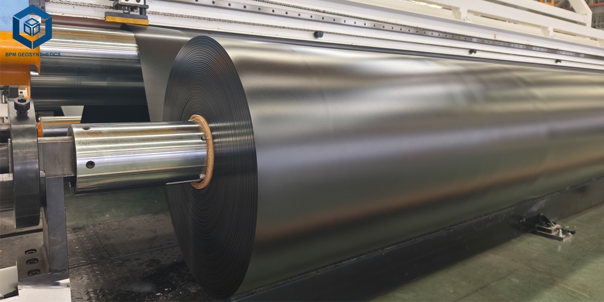 Geomembrane HDPE 1,5mm untuk Tailing Tambang dan Bantalan Pencucian Timbunan