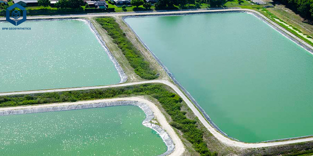 30 Mil HDPE Pond Liner untuk Proyek Pengelolaan Air