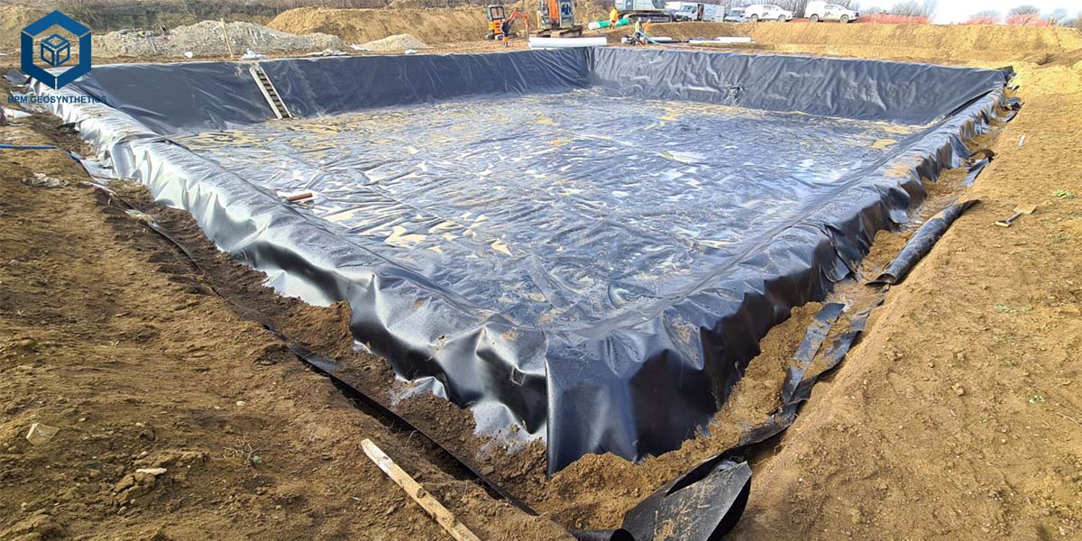Tarım Sulaması için Yüksek Yoğunluklu Polietilen Gölet Astarı