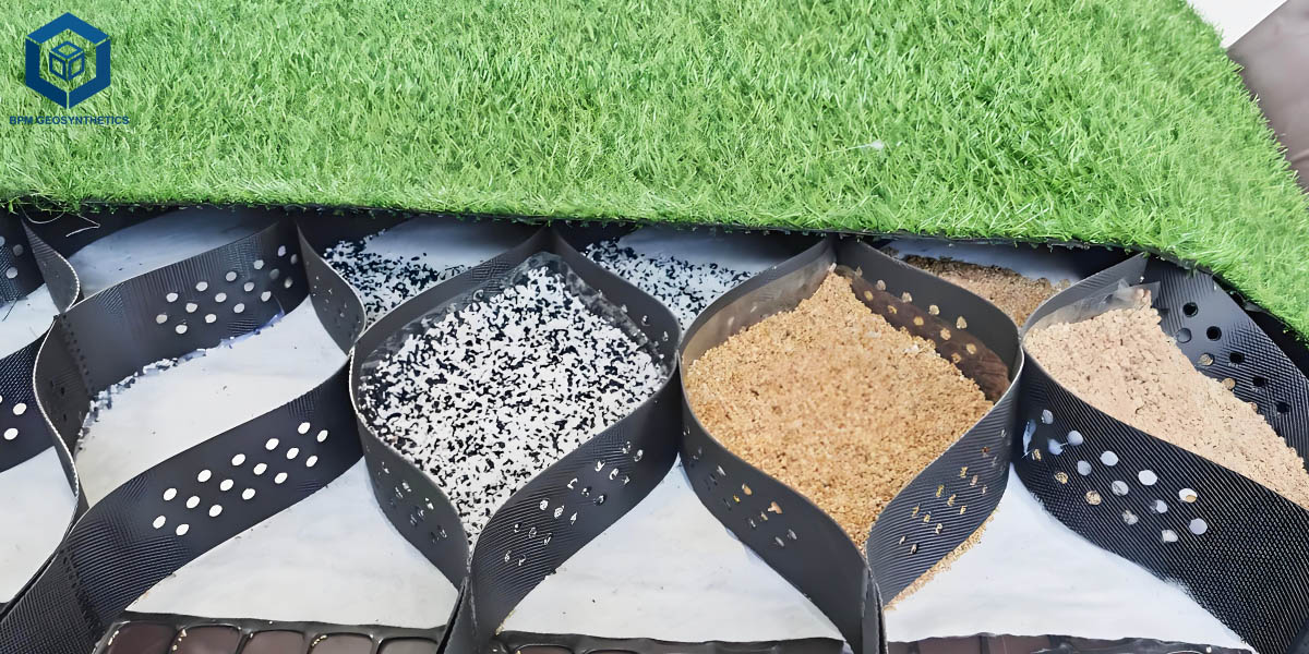 Geoweb Geocell untuk Penguatan Area Parkir