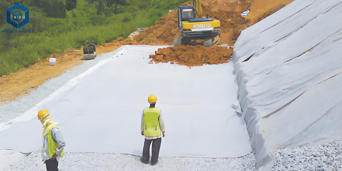 Yol ve Temel İnşaatı için Jeo Drenaj Kumaşı
