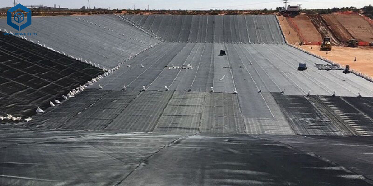 Geomembran HDPE 2mm untuk Pelapis Tempat Pembuangan Sampah