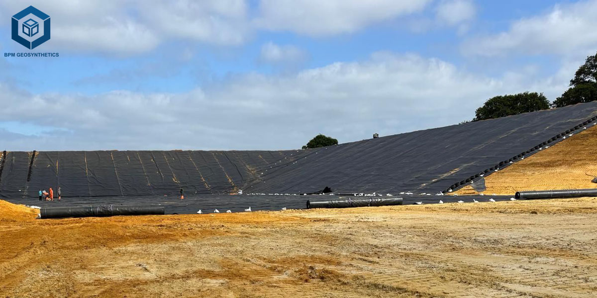 Lapisan HDPE 2mm untuk Penampungan Limbah Tambang