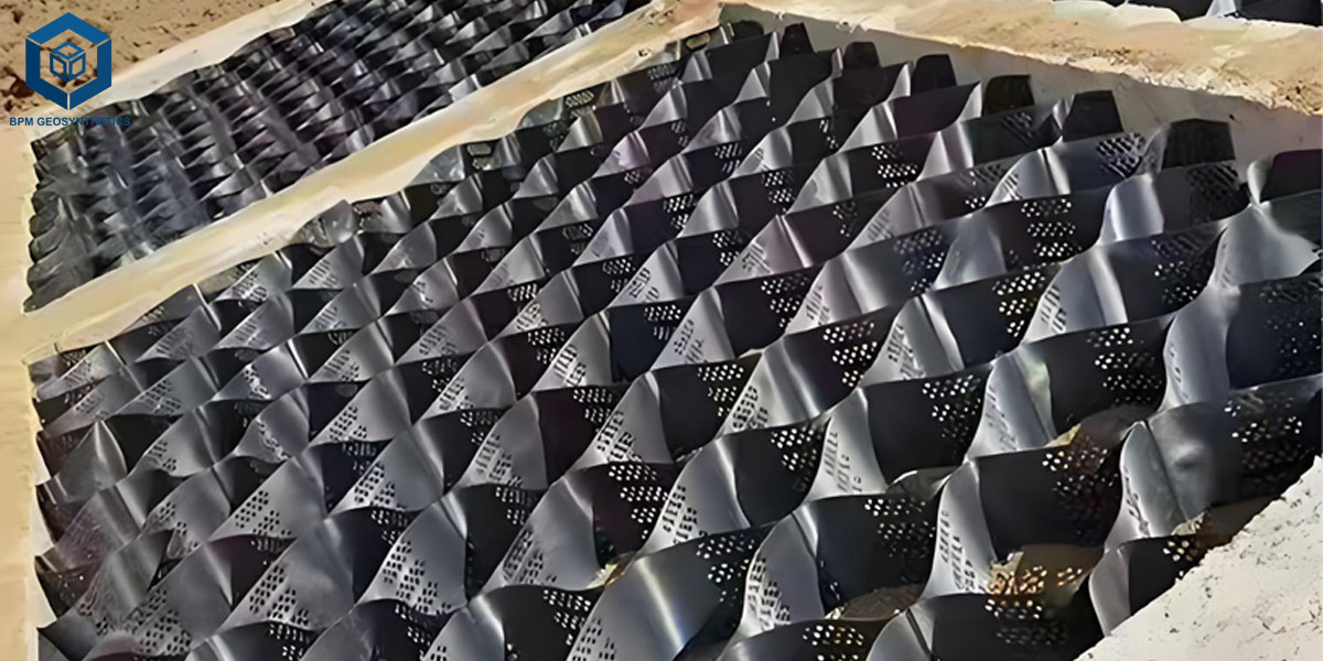 Control de erosión de taludes mediante geoceldas para sitios industriales y mineros Control de erosión de taludes mediante geoceldas para sitios industriales y mineros