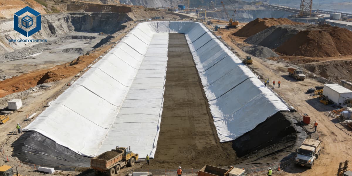 Durable Geocomposite Clay Liner for Canal and Dam Construction