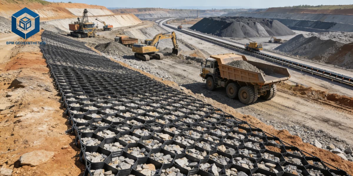 HDPE Geocell Cost for Retaining Wall Stabilization