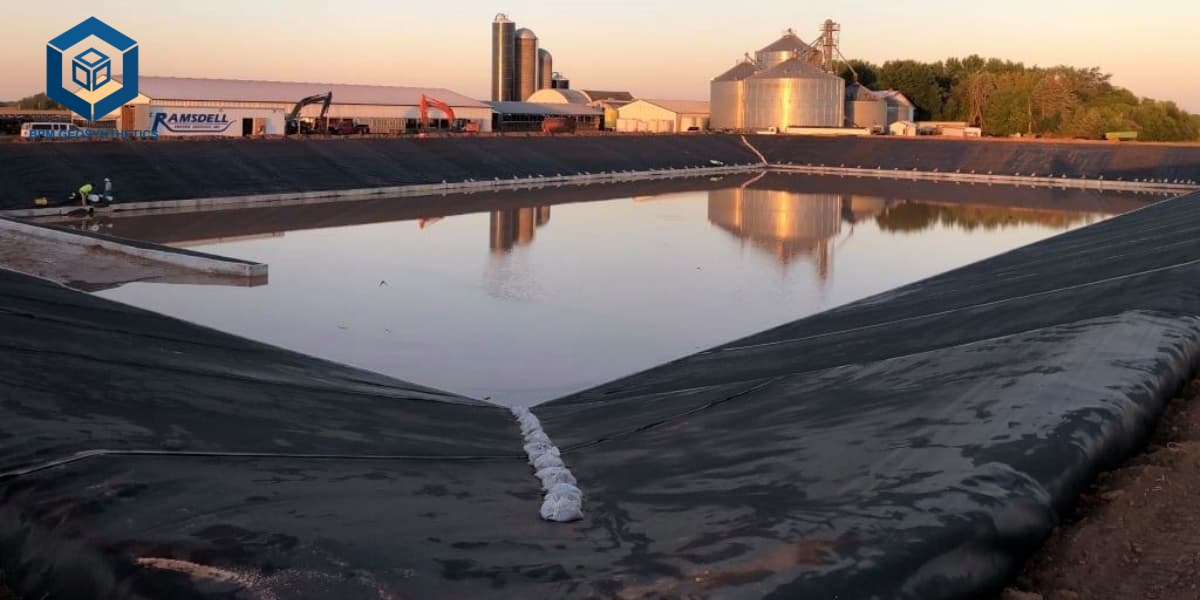 貯水池用EPDMジオメンブレンライナー