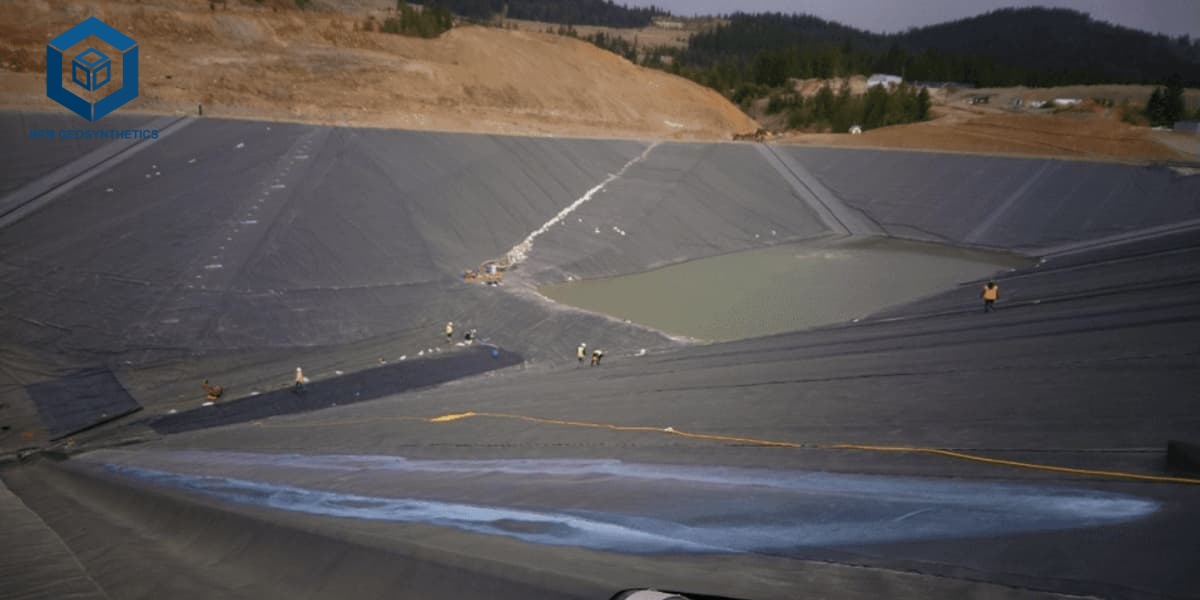 แผ่น HDPE หนา 500 ไมครอน สำหรับงานกั้นหรือกักเก็บของเหลว