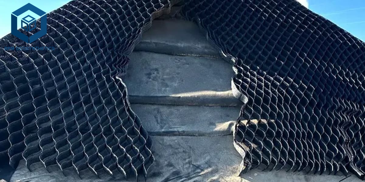 Геоячейки из полиэтилена высокой плотности (HDPE) для поддержки нагрузки