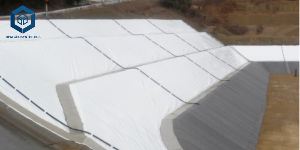 Géotextile de protection des sols pour la construction de routes