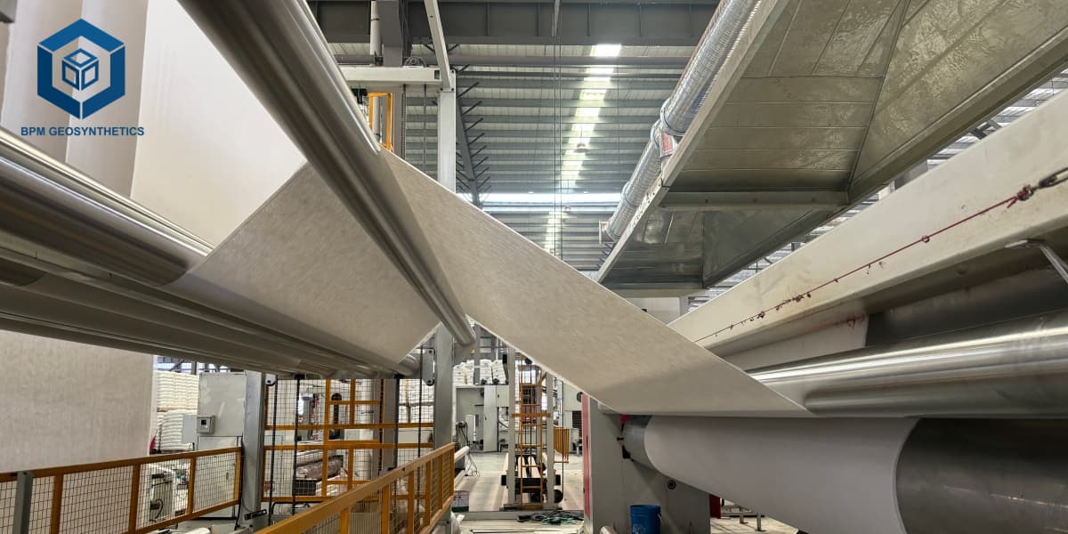 Géotextile non tissé BPM Geosynthetics pour l'aménagement paysager