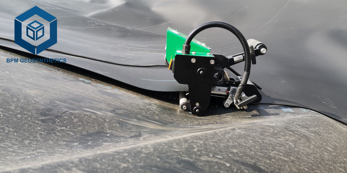 Geomembrane Welding Machine for Wastewater Treatment Projects Geomembrane Welding Machine for Wastewater Treatment Projects