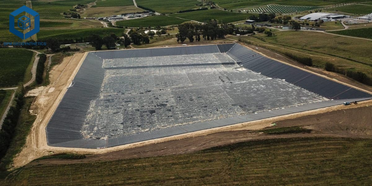 Géomembrane en LLDPE pour la lixiviation en tas dans les mines
