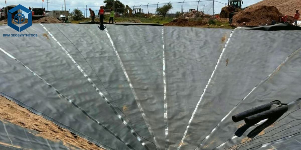 Revêtement géomembrane LLDPE pour installation inégale du sol de fondation