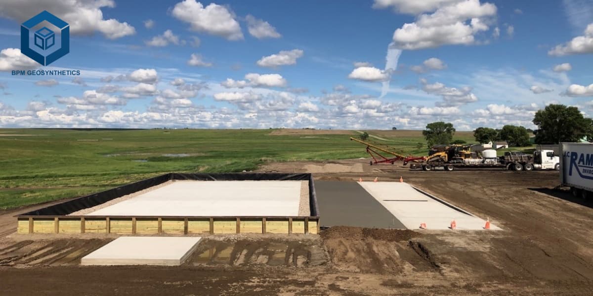 埋立地ライナー保護用二重パンチング不織布ジオテキスタイル