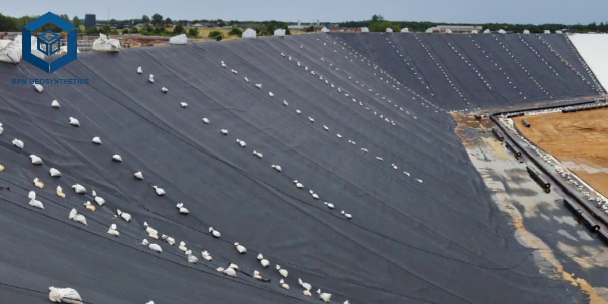 HDPE-Geomembran für die Haufenlaugung im Bergbau