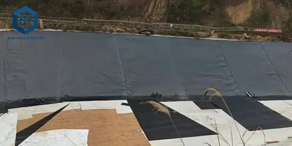 Rivestimento impermeabile in LDPE per canali di irrigazione agricola
