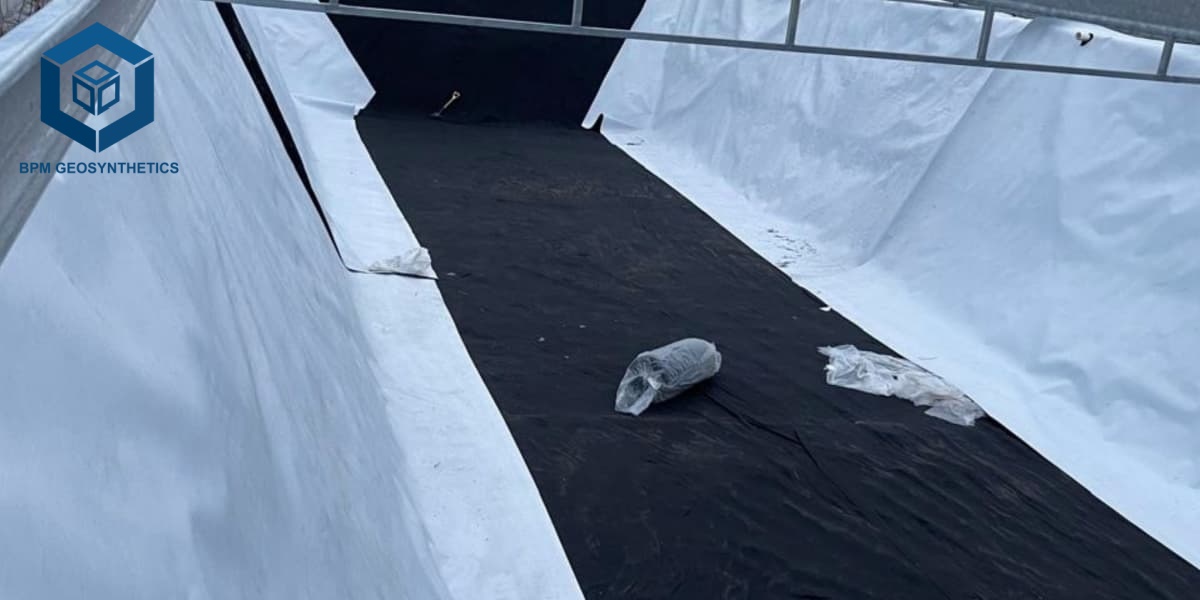 Geotextile Under Riprap for Riverbank Stabilization