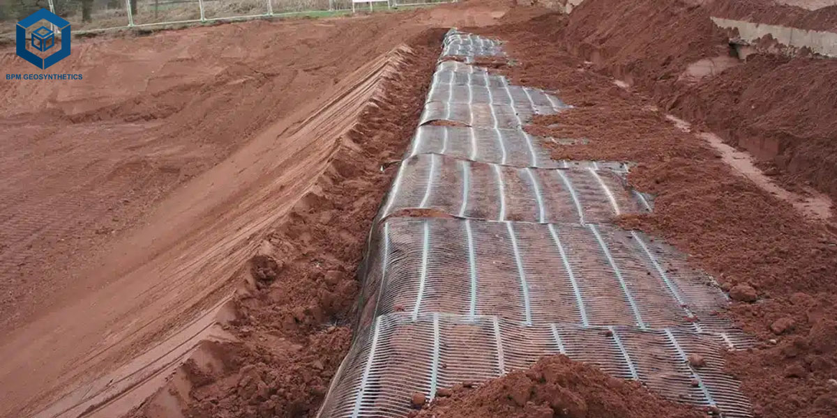 Erosion Control Geogrid for Ground Stabilization