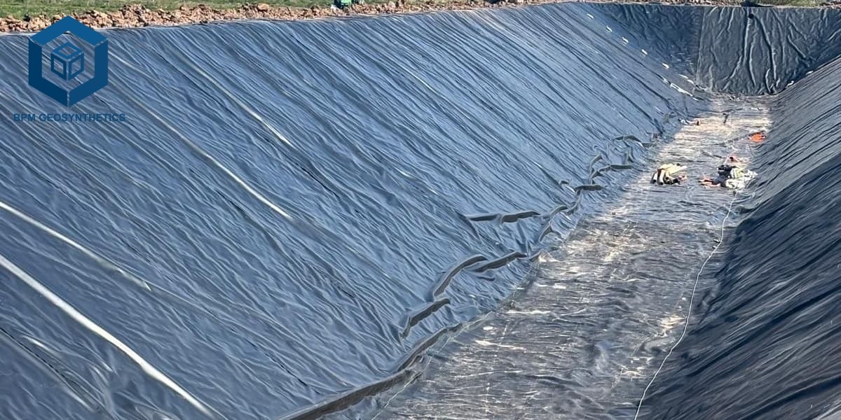 Geomembraan vijverfolie voor wateropslagprojecten