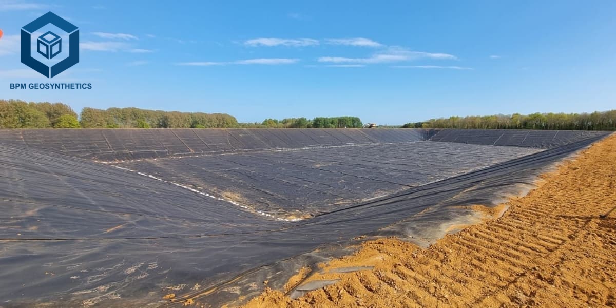 Telo per laghetto in HDPE 500 micron per applicazioni di impermeabilizzazione