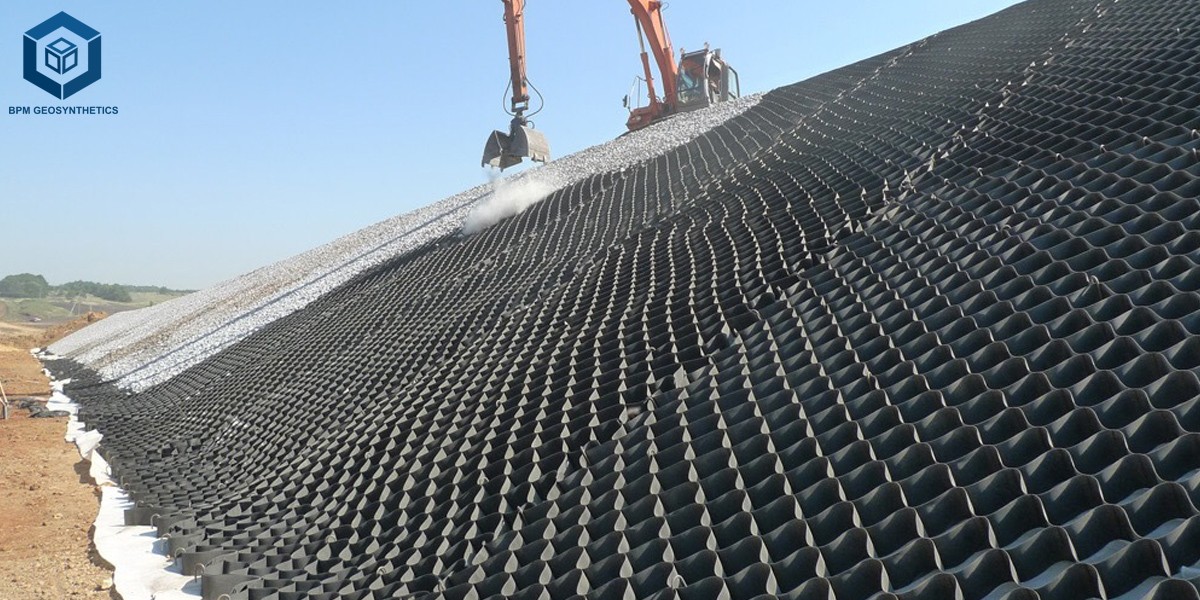 Geocell for Slope Protection for Landscape Engineering