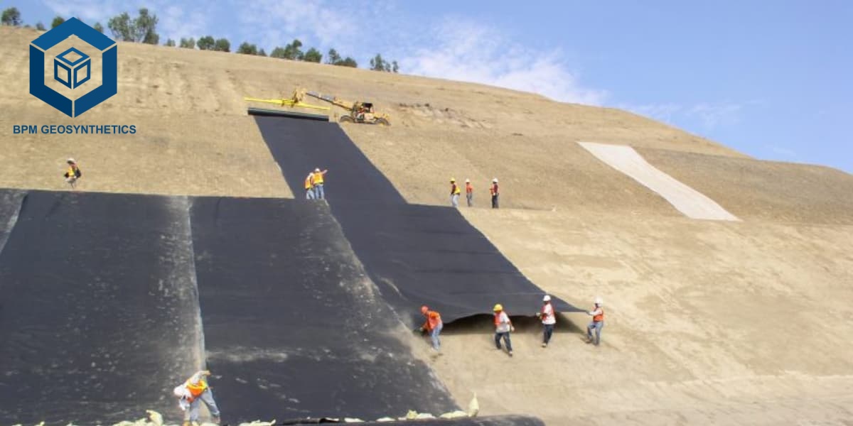 Sistema de Instalação de Forro de HDPE para Engenharia de Mineração e Aterros Sanitários