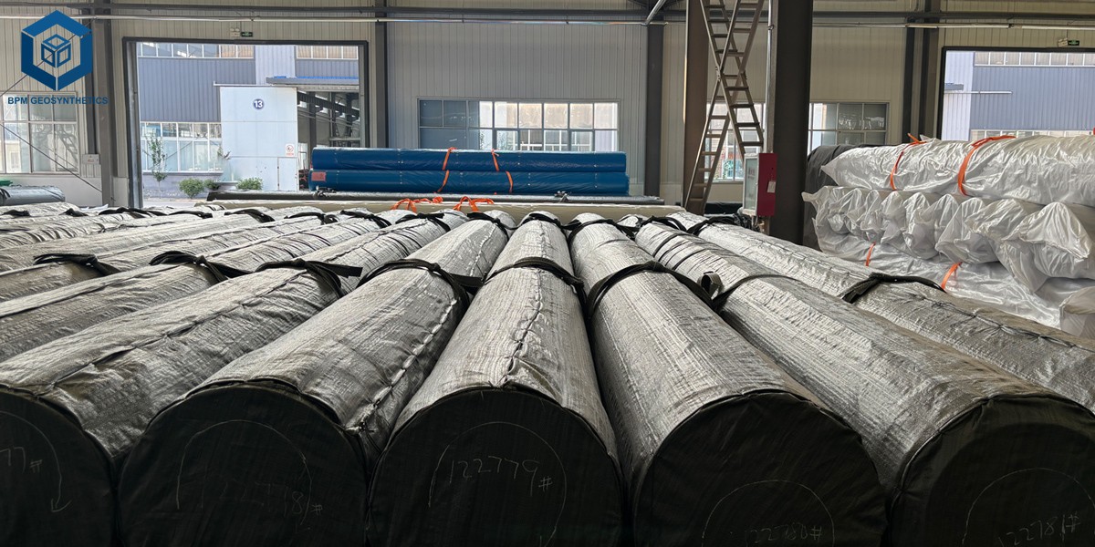 Instalação de Geomembrana HDPE de BPM Geosynthetics