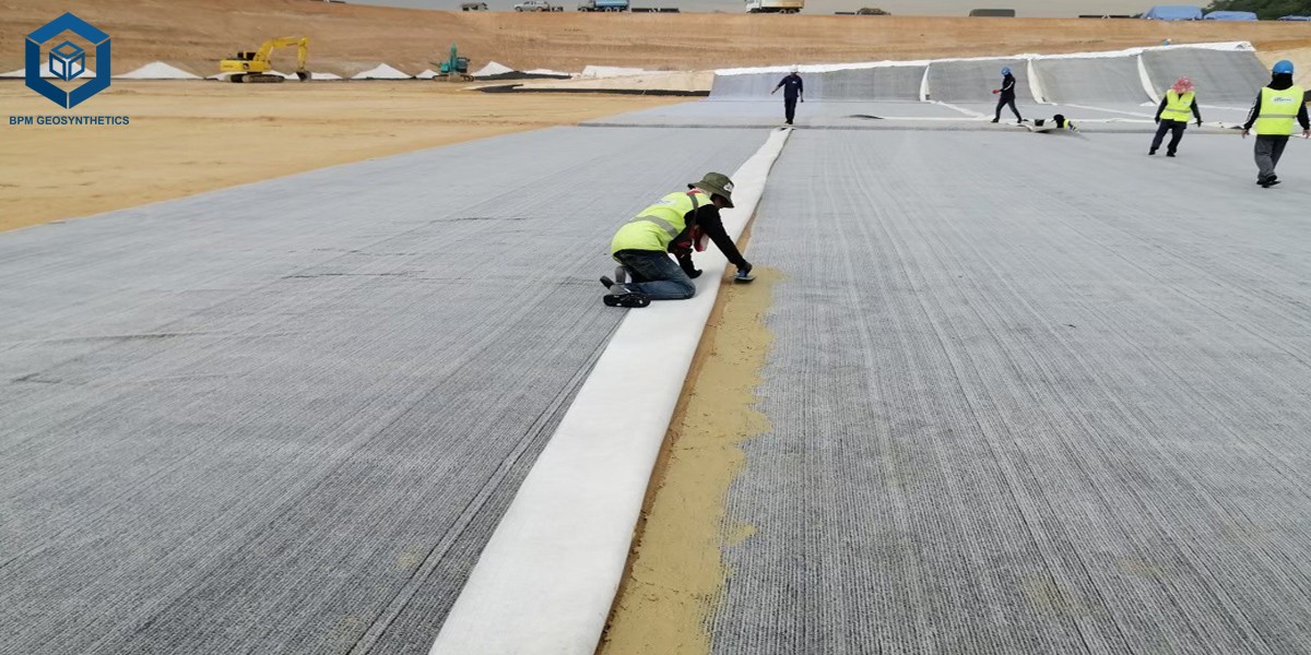 GCL-Dichtung Geosynthetische Tondichtung für Deponieabdichtungsprojekte