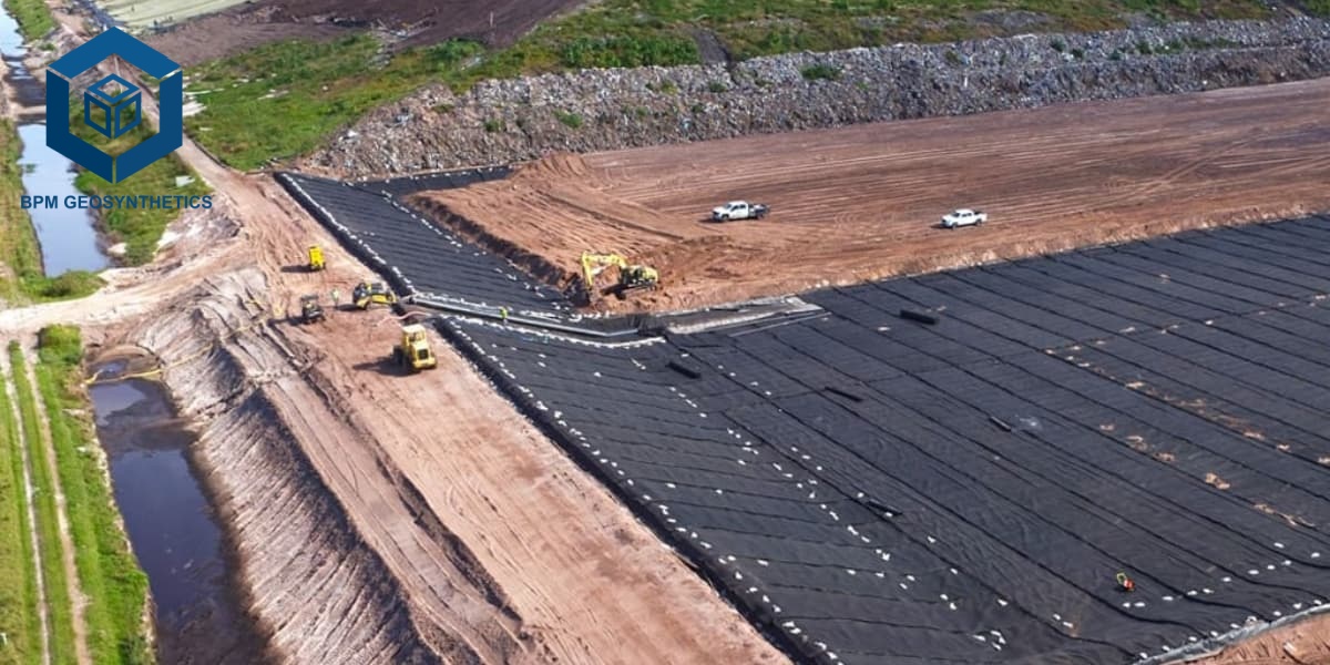 30 Mil PVC-Geomembran für die Auskleidung von Bewässerungsreservoirs