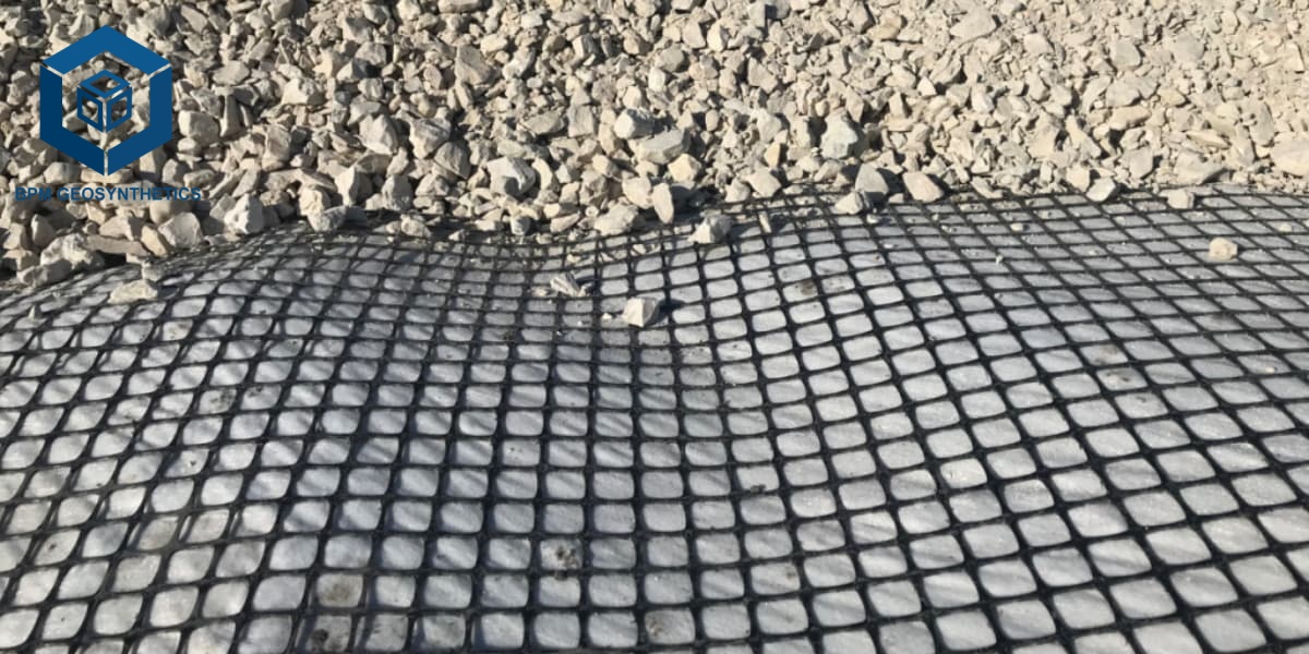 High Strength Geogrid for Slope Stabilization