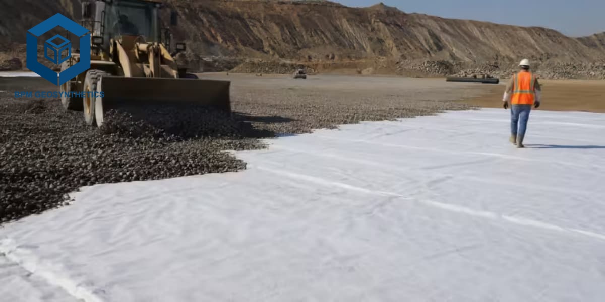 Tissu géotextile pour allée de gravier pour la stabilisation des allées en gravier