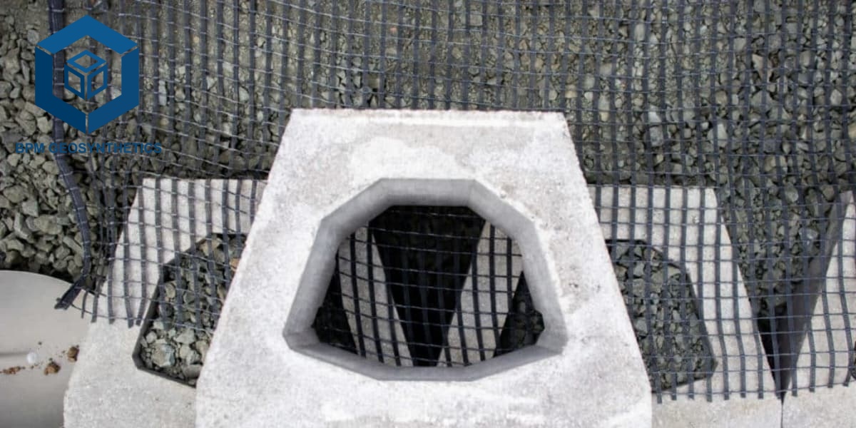 İstinat Duvarları için Geo Grid Geogrid Takviyesi