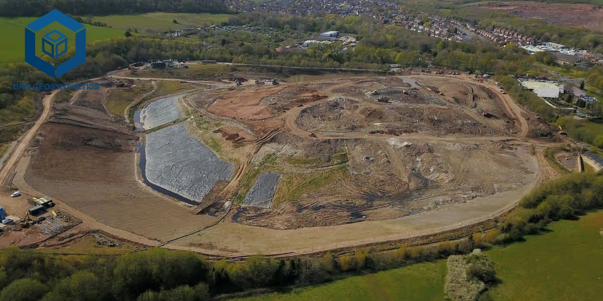 Geomembraan HDPE 1,5 mm voor vijver- en damfolie