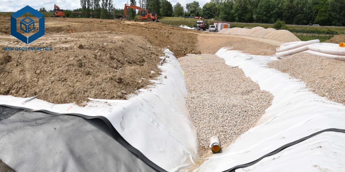 Kain Drainase Geotekstil untuk Saluran Perancis dan Manajemen Air