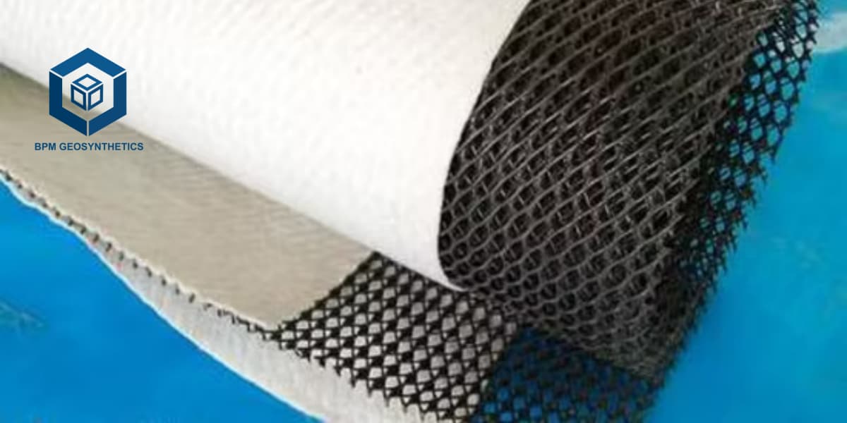 Camada de drenagem de geonet de HDPE Camada de drenagem de geonet de HDPE